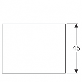Стеклянная полка Geberit Xeno² для тумб с одним выдвижным ящиком 500.524.00.1