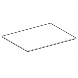 Стеклянная полка Geberit Xeno² для тумб с одним выдвижным ящиком 500.524.00.1