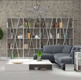 Стелаж Istone Cube 80х204 см білий матовий камінь WD06003