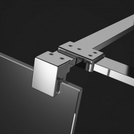 Стінка душова бічна Radaway Euphoria Walk-in III W2 80 хром прозоре скло 383120-01-01