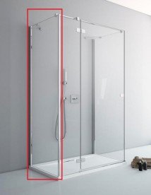 Стінка душова бічна Radaway Fuenta New / Essenza New S1 70 хром / прозоре скло 384048-01-01