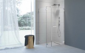 Стенка душевая фронтальная Radaway Arta KDS I 410 правая хром прозрачное стекло 386102-03-01R