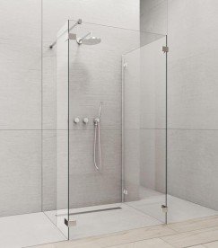 Стенка душевая фронтальная Radaway Euphoria Walk-in IV W4 80 хром прозрачное стекло 383140-01-01