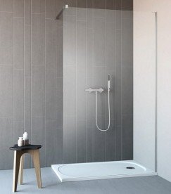 Стінка душова Radaway Classic Walk-In 100 профіль хром прозоре скло 390100-01-01