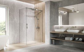 Стінка душова Radaway Espera Pro KDJ S1 75 см хром/прозоре скло 10093075-01-01