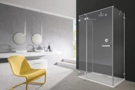 Стінка душова Radaway Euphoria S1 90 хром прозоре скло 383050-01