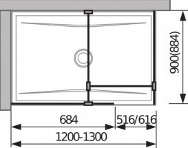 Стенки душевые Jika Cubito Pure Perla Glass серебристый профиль прозрачное стекло H2684240026681