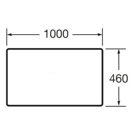 Столешница для тумбы Roca Victoria Basic 100 см ДСП дуб A857506155