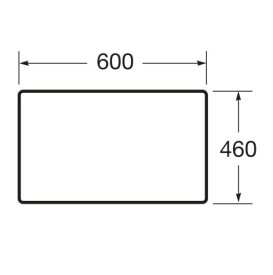 Стільниця для тумби Roca Victoria Basic Modular 60 см ДСП дуб A857502155