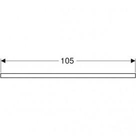 Стільниця Geberit One 105x3x47 см ДСП білий матовий 505.284.00.2