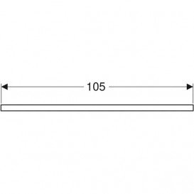 Столешница Geberit One 105x3x47 см ДСП лава матовый 505.284.00.3