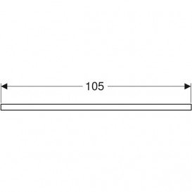 Стільниця Geberit One 105x3x47 см виріз праворуч ДСП горіх гікорі 505.314.00.6
