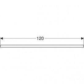 Столешница Geberit One 120x3x47 см ДСП белый матовый 505.285.00.2