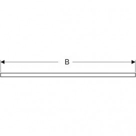 Столешница Geberit One 120x3x47 см с двойным вырезом ДСП белый матовый 505.335.00.2