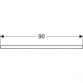 Стільниця Geberit One 90x3x47 см ДСП дуб 505.273.00.5