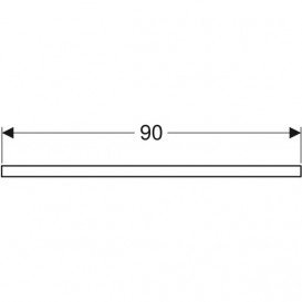 Столешница Geberit One 90x3x47 см ДСП лава матовый 505.283.00.3