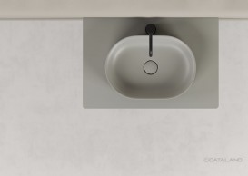 Столешница под раковину Catalano Horizon 75 см керамика цемент 1PC7550CS