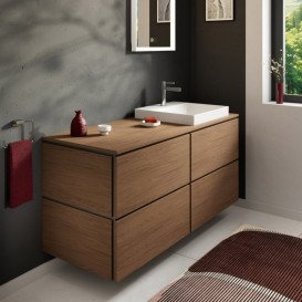 Столешница под раковину Hansgrohe Xilesa E 137,5х55 вырез справа ДСП дуб кашемир 54273550