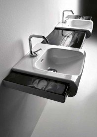 Столешница под раковину Kerasan Inka керамическая 12х35,5 см декор 2 341534