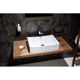 Столешница под раковину Ravak L 120 МДФ шпон орех X000000838