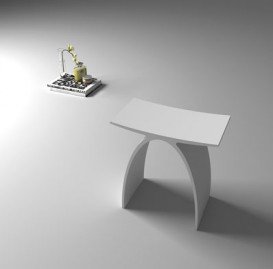 Стілець для ванни IStone Radiant білий матовий WD0102