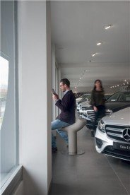 Стул Kerasan Artwork Cow в комплекте с стальным основанием белый 4701K01