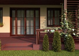 Ступінь Cerrad Burgund 30x30 см 5903263445623