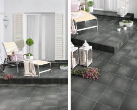 Ступень с капиносом Paradyz Semir Grafit Kapinos Stopnica Prosta 30х33 см Z---300X330-1-SEMI.GTKP