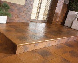 Ступень угловая с капиносом Paradyz Semir Beige Kapinos Stopnica Narozna 33х33 см Z---330X330-1-SEMI.BEKN