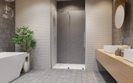 Створка душевой двери Radaway Furo DWJ 72.2х200 см раздвижная левая хром/прозрачное стекло 10107722-01-01L