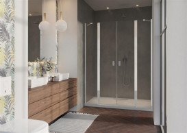 Стулки душових дверей Radaway Nes 8 DWD II 73х200 см хром/прозоре скло 10081073-01-01