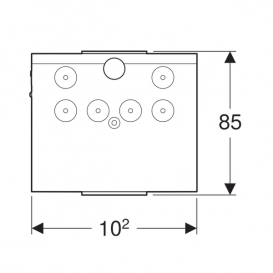 Светильник для шкафа Geberit Group съемный питание от аккумулятора 501500000