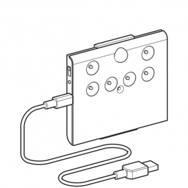 Светильник для шкафа Geberit Group съемный питание от аккумулятора 501500000