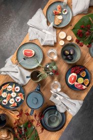 Тарілка глибока Villeroy & Boch Crafted Denim 21.5 см темно-синій 19-5168-2700