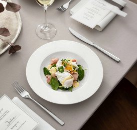 Тарілка глибока Villeroy & Boch Stella Hotel Ø29 см преміум фарфор білий 16-3272-2790