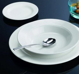 Тарілка кругла плоска Villeroy & Boch Sedona Function Ø27 см преміум фарфор білий 16-4003-2620