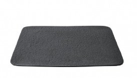 Тарілка квадратна Villeroy & Boch The Rock 32,5х32,5 см преміум фарфор чорний 16-4074-2680