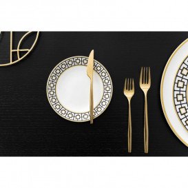Тарілка плоска для хліба Villeroy & Boch MetroChic 16 см білий/золото/чорний 10-4652-2660
