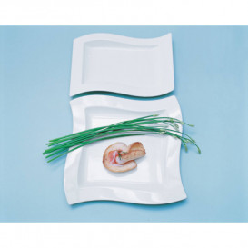 Тарілка плоска прямокутна Villeroy & Boch NewWave 33х24 см преміум фарфор білий 10-2525-2699