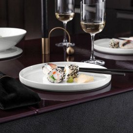 Тарелка плоская универсальная Villeroy & Boch Iconic La Boule 24х2 см белый 10-1665-6003