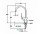 Смеситель для кухни Teka Cuadro H однорычажный 38911502