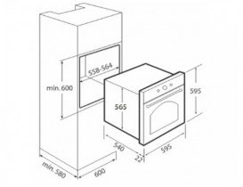 Духова шафа Teka Rustica HR 550 електричний 56 л бежевий 41561214