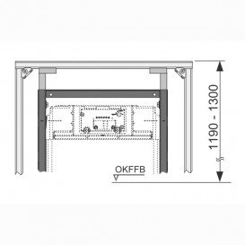Телескопічний кріплення для модуля Tece Teceprofil вертикальне нержавіюча сталь 9380001