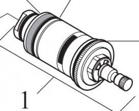 Температурный картридж для термостата Hansgrohe 92631000