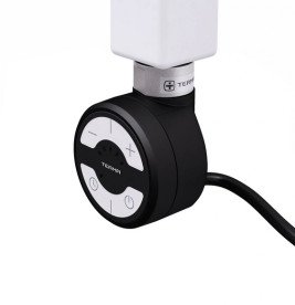 ТЭН для полотенцесушителя Terma Moa 400 Вт кабель спиральный с вилкой RAL 9005 черный WEMOA04T905U