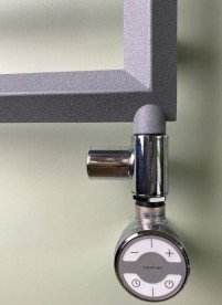 ТЕН для сушки для рушників Terma Moa 400 Вт прихований монтаж кабелю хром WEMOA04TCROM