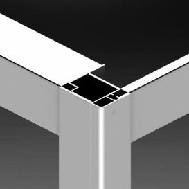 Cтенка душевая Radaway Treviso S 80 профиль хром стекло фабрик 32413-01-06N