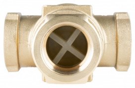 Термический клапан Afriso ATV 336 DN25 Rp 1'' Kvs 9 номинальная температура 60°C латунь 1633610