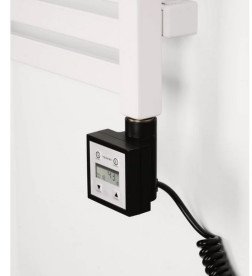 Терморегулятор для сушки для рушників Terma KTX-3 кабель спіральний з вилкою чорний WEKT3K905U