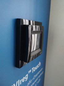 Терморегулятор для теплого пола Devi DEVIreg Touch черный 140F1069